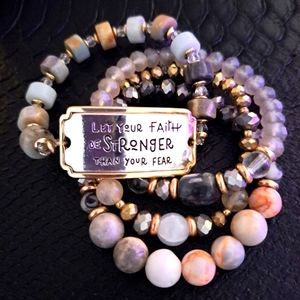 Handmade gemstone bracelets